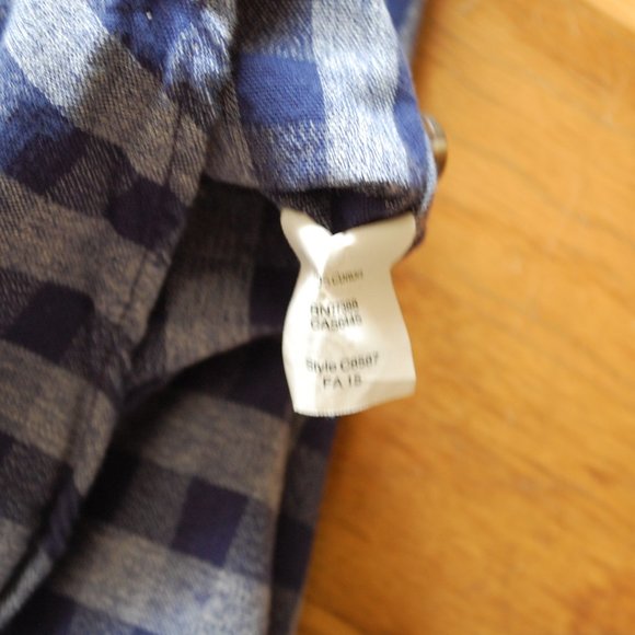 J Crew Shirt Blue Gingham Button Down Jaspe - Picture 3 of 5